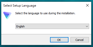 步驟 1 - 選擇安裝語言